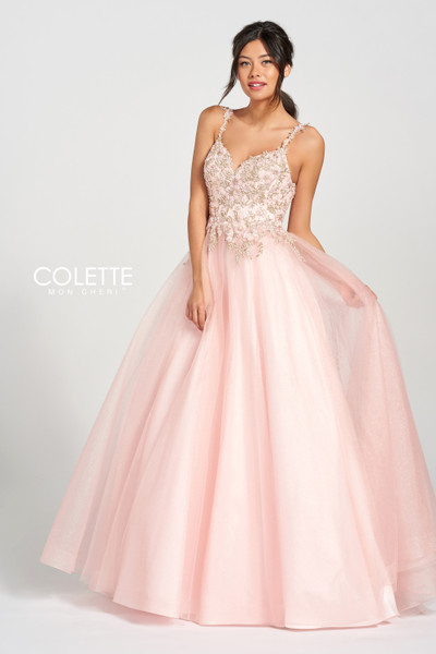Colette by Daphne CL12205 Beaded Embroidery Long Ballgown