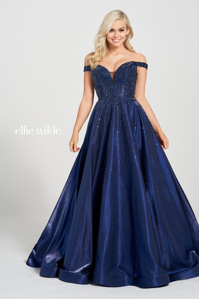 Ellie Wilde by Mon Cheri EW122106 Off Shoulder Ball Gown