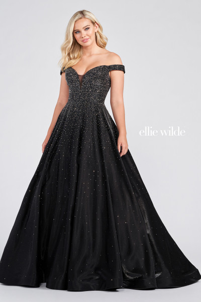 Ellie Wilde by Mon Cheri EW122106 Off Shoulder Ball Gown