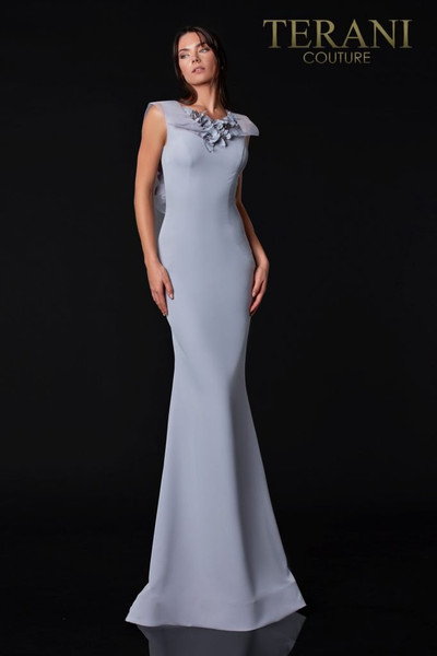 Terani Couture 2111E4752 Sleeveless Beaded Trumpet Dress