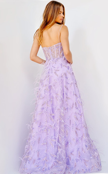 Jovani 24078 Sleeveless Embellished Corset Bodice Prom Gown