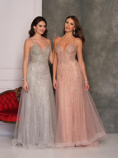 Dave and Johnny 10571 Rose Gold Prom Dress Dave and Johnny 10571 Rose Gold Prom Dress