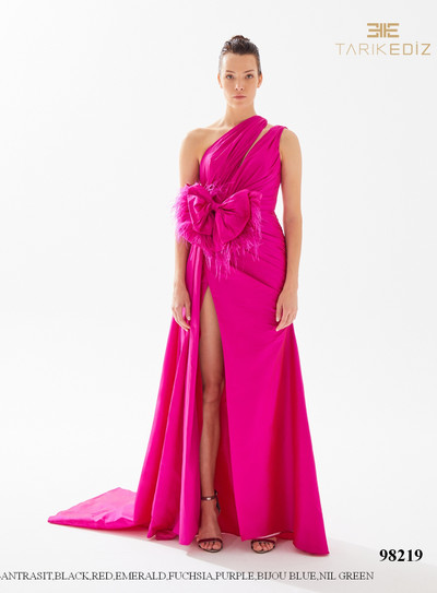 Tarik Ediz 98219 Taffeta Nova Elbise Prom Dress