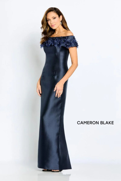 Cameron Blake by Mon Cheri CB101 Mikado Cap Sleeve Dress