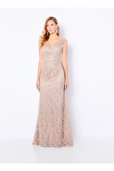 Cameron Blake by Mon Cheri 221682 Stretch Lace Long Dress