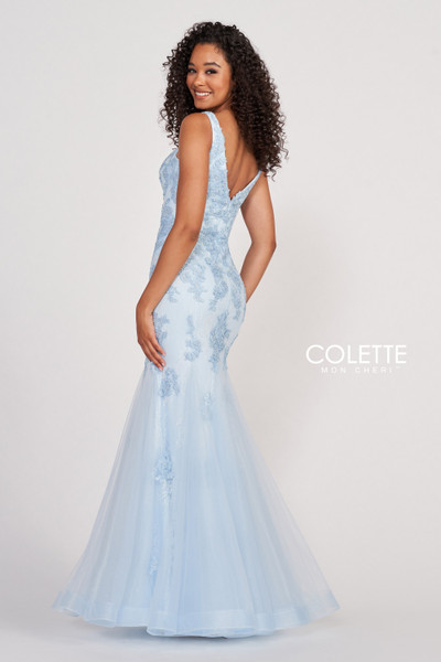 Colette by Daphne CL2002 Beaded Lace Appliques Dress