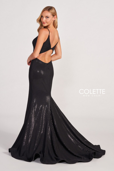 Colette by Daphne CL2077 Novelty Stretch Sequin Dress