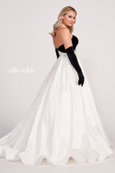 Ellie Wilde by Mon Cheri EW34133 Crystal Beading Long Dress