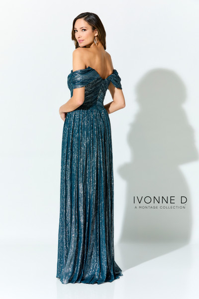 Ivonne D by Mon Cheri ID918 Chiffon Over Chiffon Long Dress