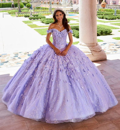 Princesa by Ariana Vara PR22036 Novelty Cracked Ice Gown