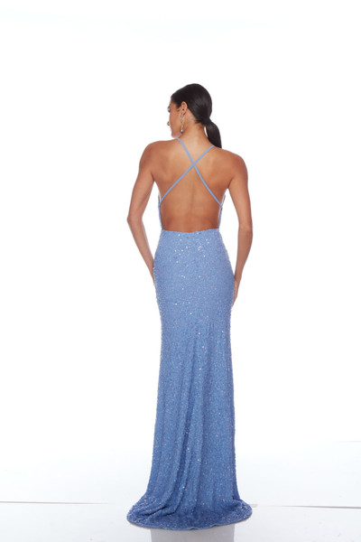 Alyce Paris 88003 Hand Beaded Deep V-Neck Sleeveless Dress