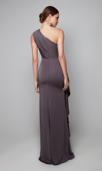 Alyce Paris 27624 One Shoulder Straight Long Formal Dress