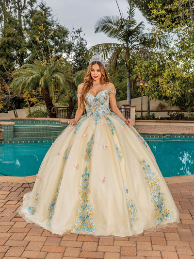 Dancing Queen 1823 Off Shoulder Sweetheart Neck Long Dress