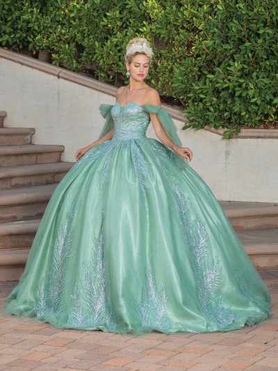 Dancing Queen 1793 Off Shoulder Sweetheart Neck Long Dress