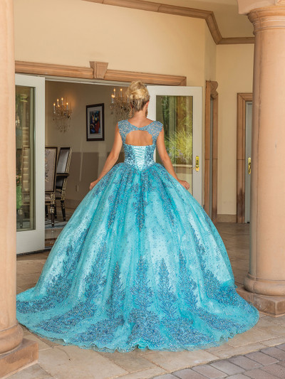 Dancing Queen 1784 Sweetheart Neck Strap Sleeve Long Dress