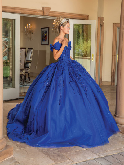 Dancing Queen 1780 Off Shoulder Sweetheart Neck Long Dress