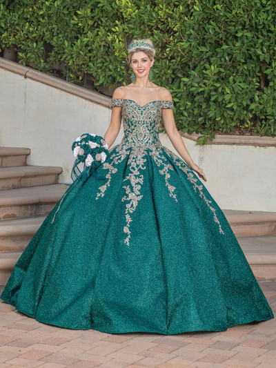 Dancing Queen 1753 Off Shoulder Sweetheart Neck Ballgown