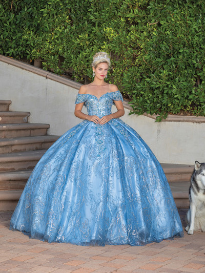 Dancing Queen 1736 Off Shoulder Sweetheart Neck Ballgown