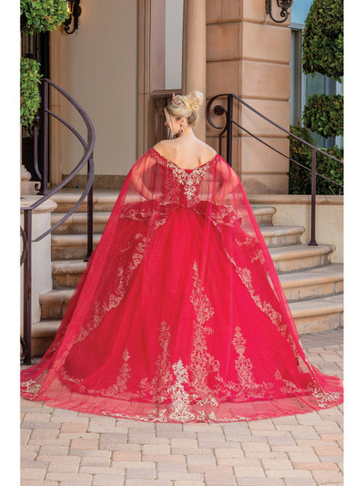 Dancing Queen 1720 Off Shoulder Sweetheart Neck Ballgown