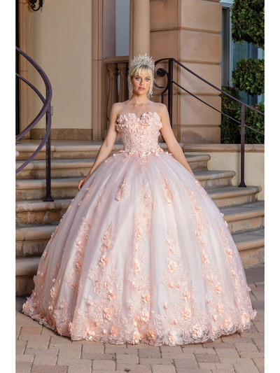 Dancing Queen 1705 Off Shoulder Strapless Quinceanera Gown
