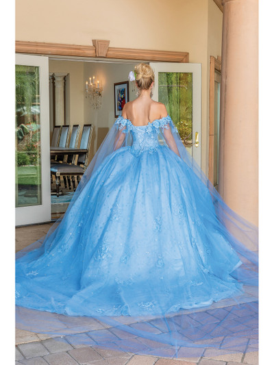 Dancing Queen 1660 Off Shoulder Sweetheart Neck Ballgown