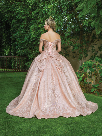 Dancing Queen 1654 Off Shoulder Sweetheart Neck Ballgown