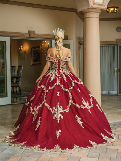 Dancing Queen 1572 Off Shoulder Sweetheart Neck Ballgown