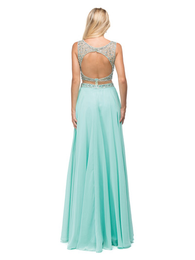 Dancing Queen 9789 Illusion Two-Piece Illusion Bodice Dress Dancing Queen 9789 Illusion Two-Piece Illusion Bodice Dress