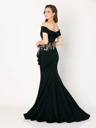 Cameron Blake by Mon Cheri CB779 Crepe Lace Applique Dress