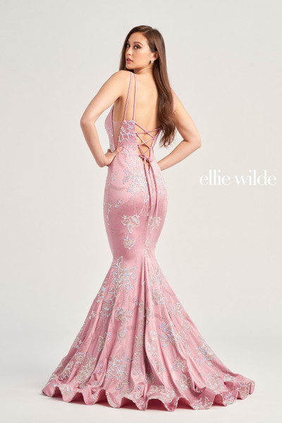 Ellie Wilde by Mon Cheri EW35083 Stretch Jersey Long Dress