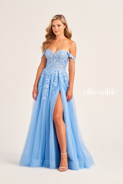 Ellie Wilde by Mon Cheri EW35101 Sequin Tulle Glitter Dress