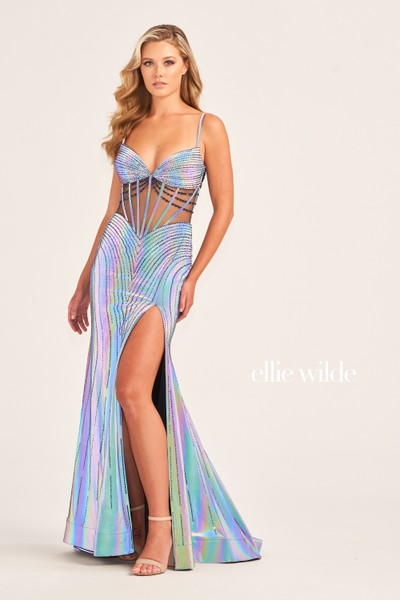 Ellie Wilde by Mon Cheri EW35702 Novelty Stretch Long Dress
