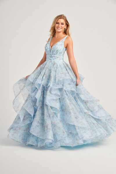 Colette by Daphne CL5273 Novelty Floral Glitter Dress