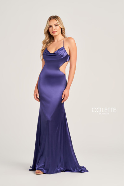 Colette by Daphne CL5282 Polyester Silk Stretch Dress