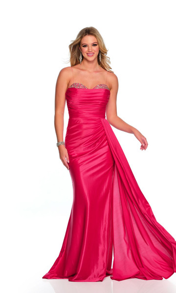 Dave and Johnny 11290 Strapless Sweetheart Neck Ruched Dress