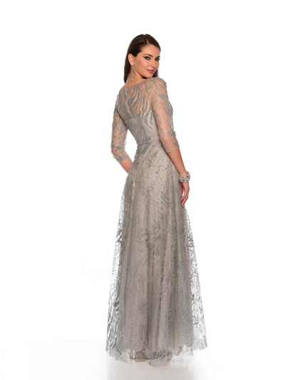 Dave and Johnny 11606 Sweetheart Sheer Sleeves Dress