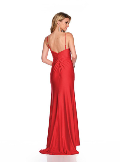 Dave and Johnny 11650 V-neck Sleeveless Long Formal Dress