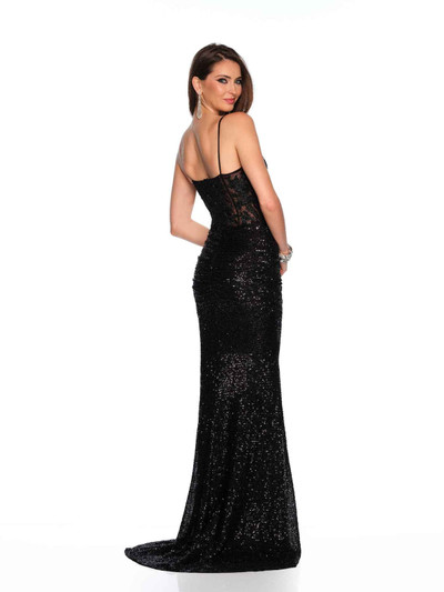 Dave and Johnny 11662 Lace Embroidered Sequin Fitted Dress