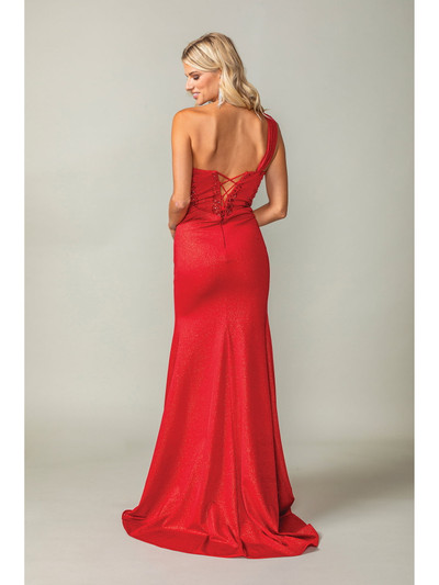 Dancing Queen 4415 Sweetheart Neck Glitter Sleeveless Gown