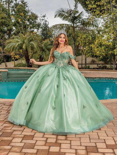 Dancing Queen 1826 Off Shoulder Sweetheart Neck Long Dress