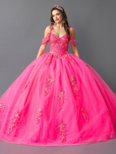 Dancing Queen 1983 Embellished Bodice Glittering Ball Gown