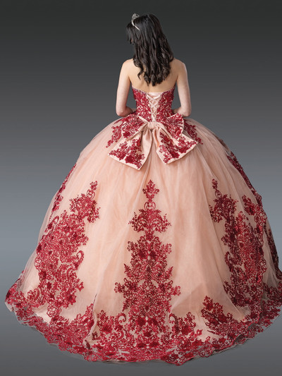 Dancing Queen 1928 Sweetheart Neckline Strapless Ball Gown