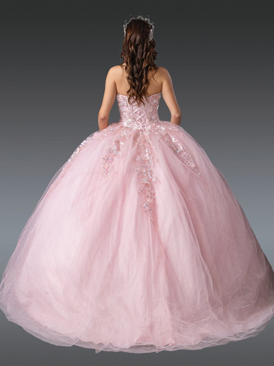 Dancing Queen 1916 Sweetheart Neck Embellished Floral Dress