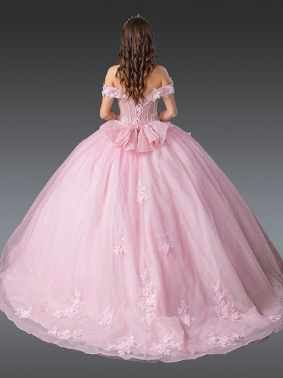 Dancing Queen 1933 Sheer Corset Off-Shoulder Ball Gown