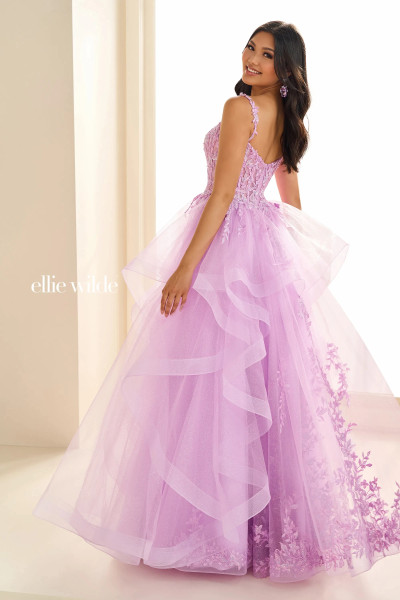 Ellie Wilde by Mon Cheri EW36081 Glitter Tulle Sequin Dress