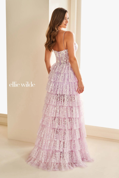 Ellie Wilde by Mon Cheri EW36216 Tulle Cracked Ice Dress