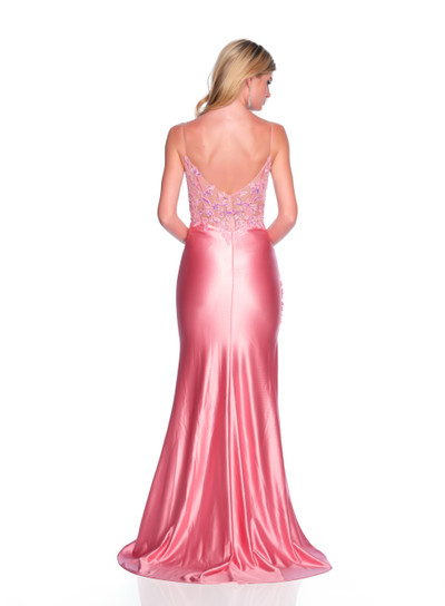 Dave and Johnny 12200 Scoop Neck Spaghetti Straps Long Dress