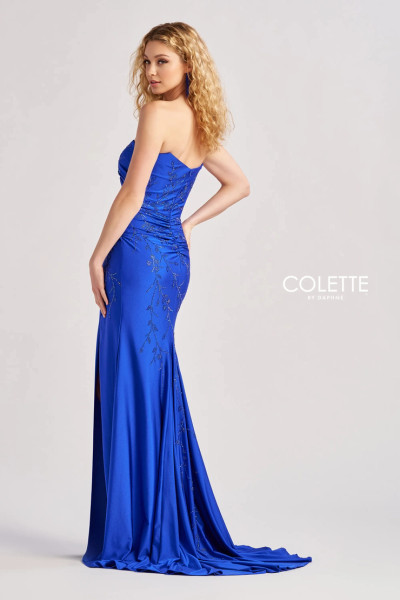 Colette by Daphne CL8500 Stretch Jersey Lining Long Dress