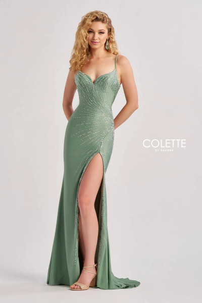 Colette by Daphne CL8555 Stretch Jersey Stretch Lining Dress