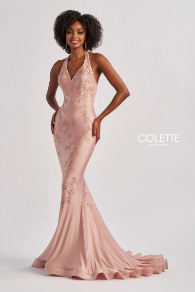 Colette by Daphne CL8580 Stretch Jersey Stretch Lining Dress